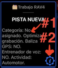 menu, new track, category