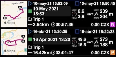 tracks list, category label