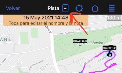 track view, category button