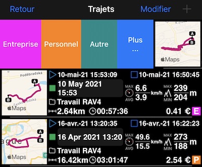 liste des pistes, faites glisser pour la catégorie