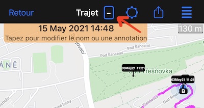 track view, category button